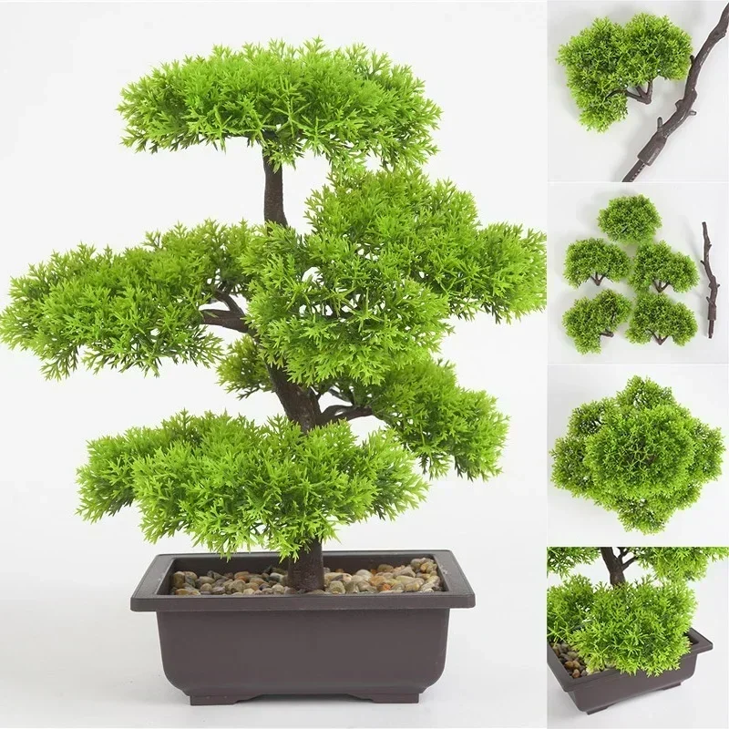Bonsai Garden Sushi - Plantas artificiais de pinho bonsai pequeno