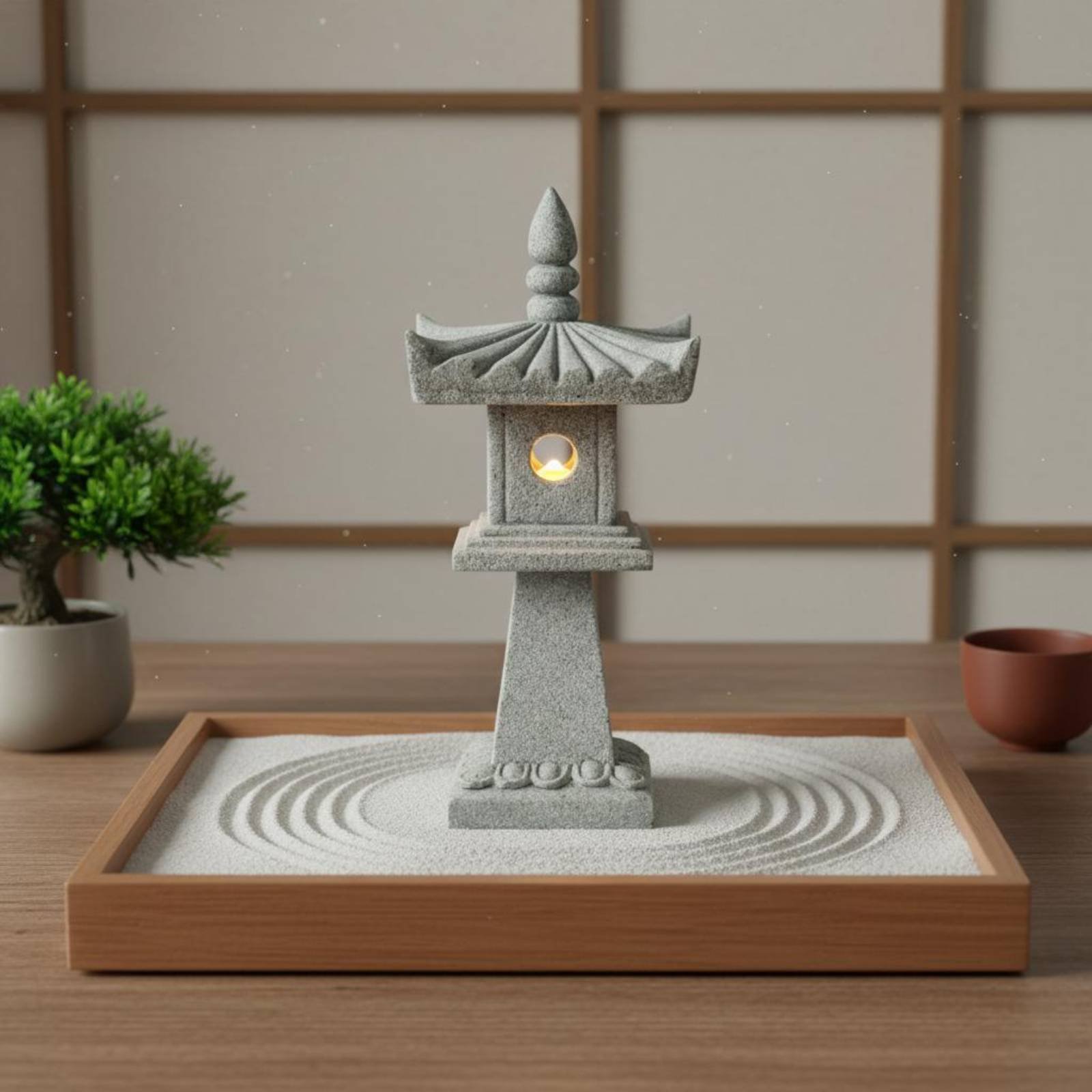 Lanterna de Pedra Miniatura co - Bonsai Garden Ornaments avaliação e preço