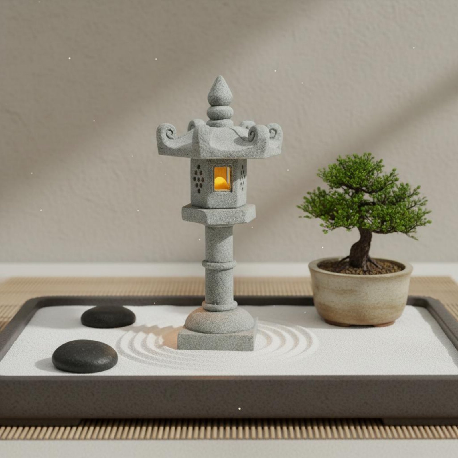 Lanterna de Pedra Miniatura co - Bonsai Garden Ornaments avaliação e preço
