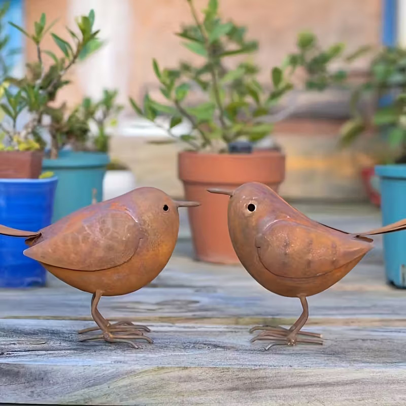 Novo【Estátua de Pássaros de Me - Bonsai Garden Ornaments avaliação e preço