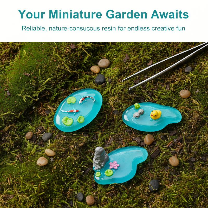 Mini Ornamentos de Resina para - Bonsai Garden With Koi Pond avaliação e preço