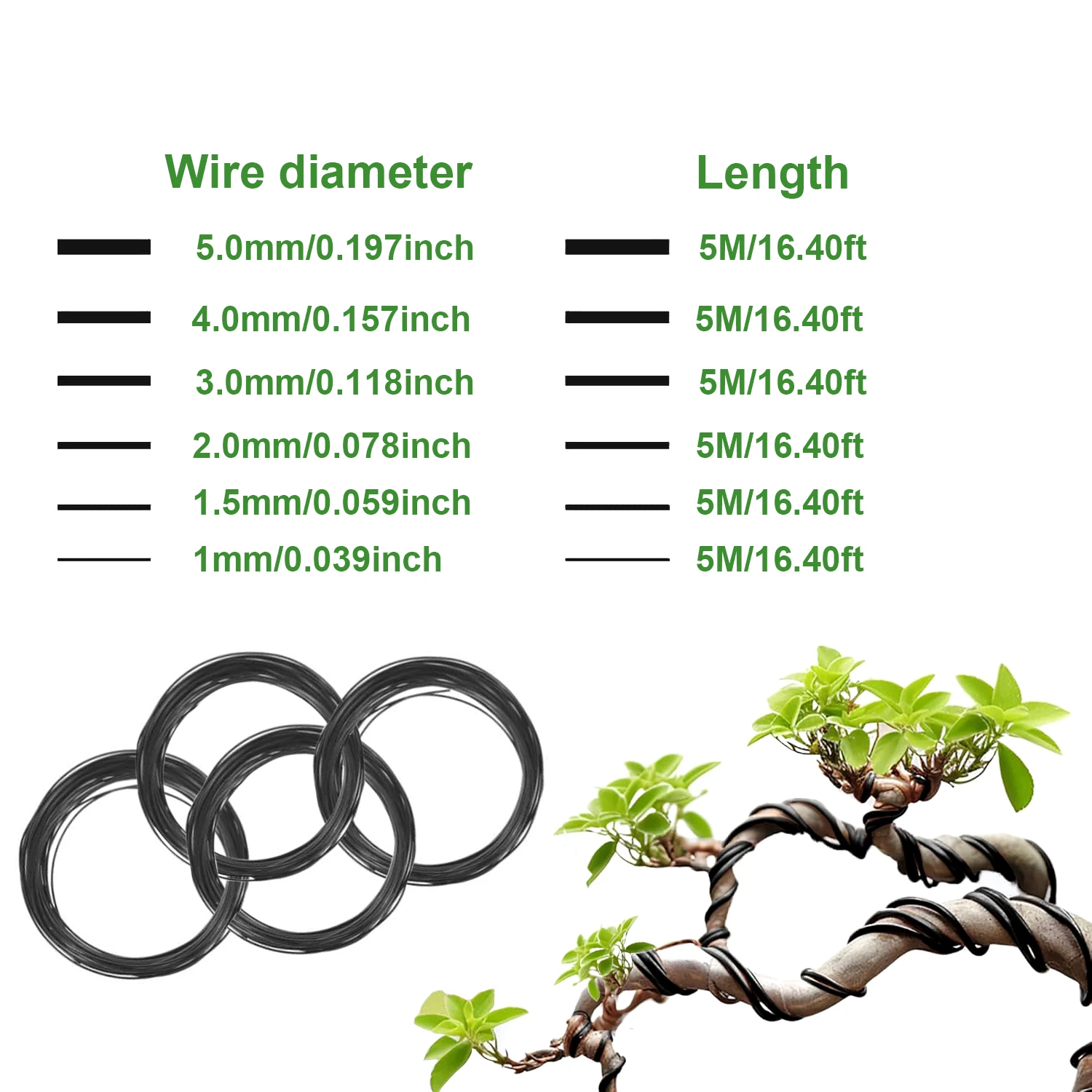 1 unidade de Fio de Alumínio A - Bonsai Wire Aluminum avaliação e preço