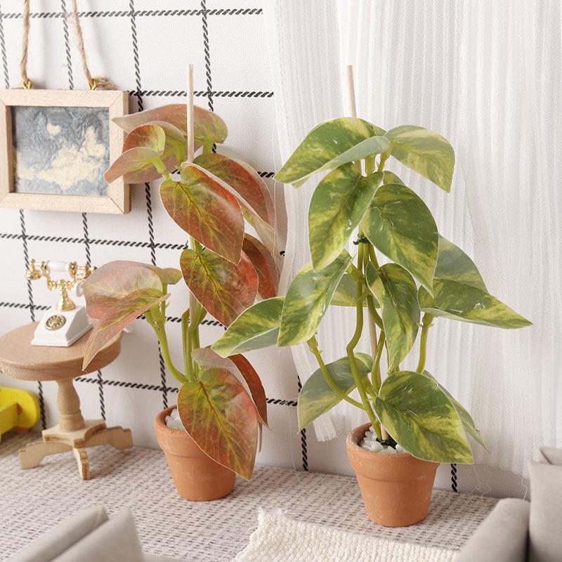 1/12 casa de bonecas simulação - Bonsai Garden Ornaments avaliação e preço
