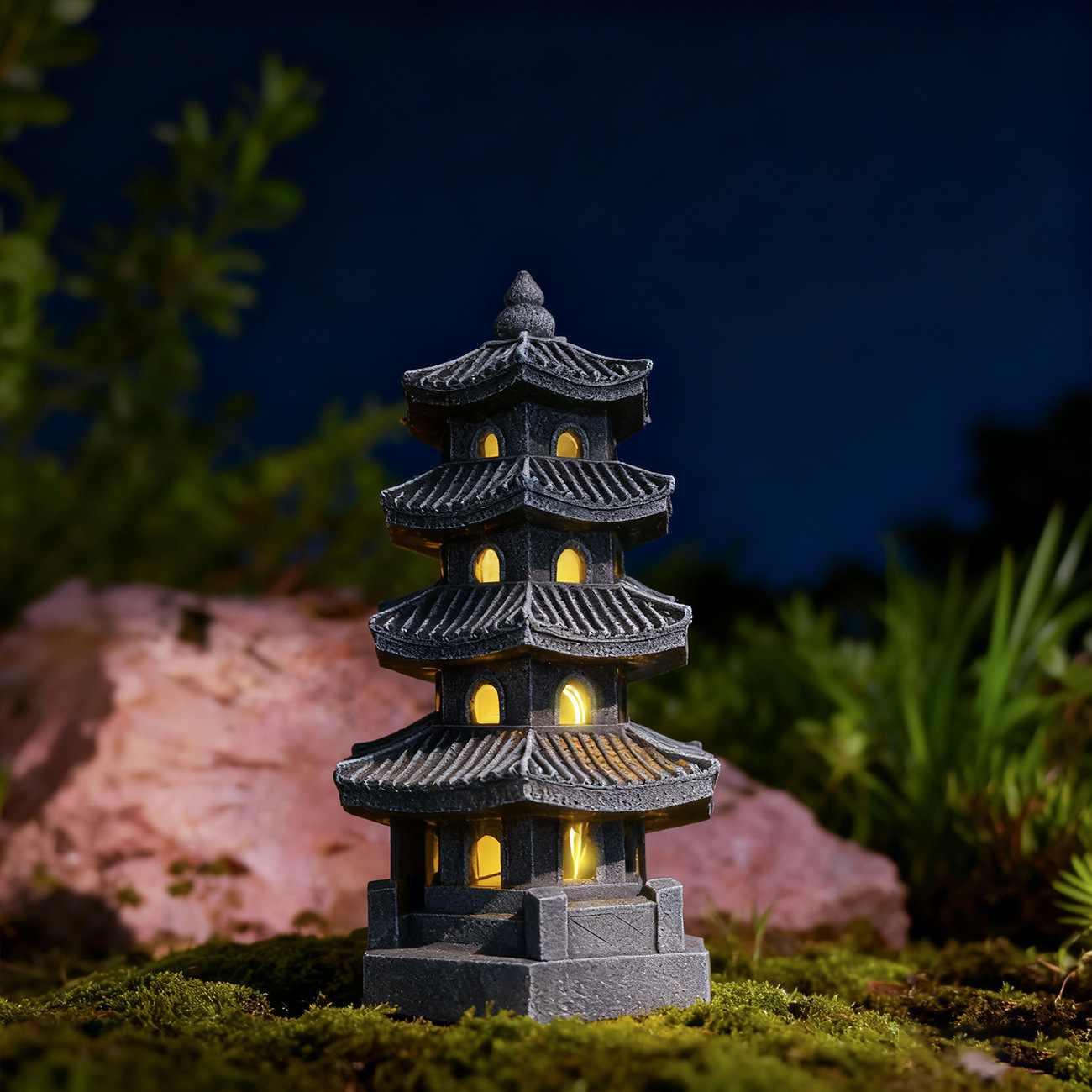 Novo ornamento solar transfron - Bonsai Garden Ornaments avaliação e preço