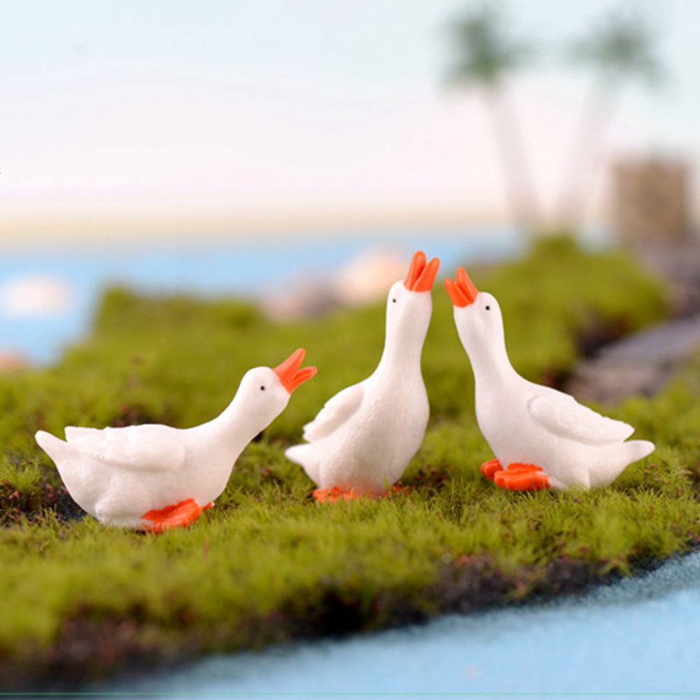 Estatueta De Ganso Em Miniatur - Bonsai Garden Ornaments avaliação e preço