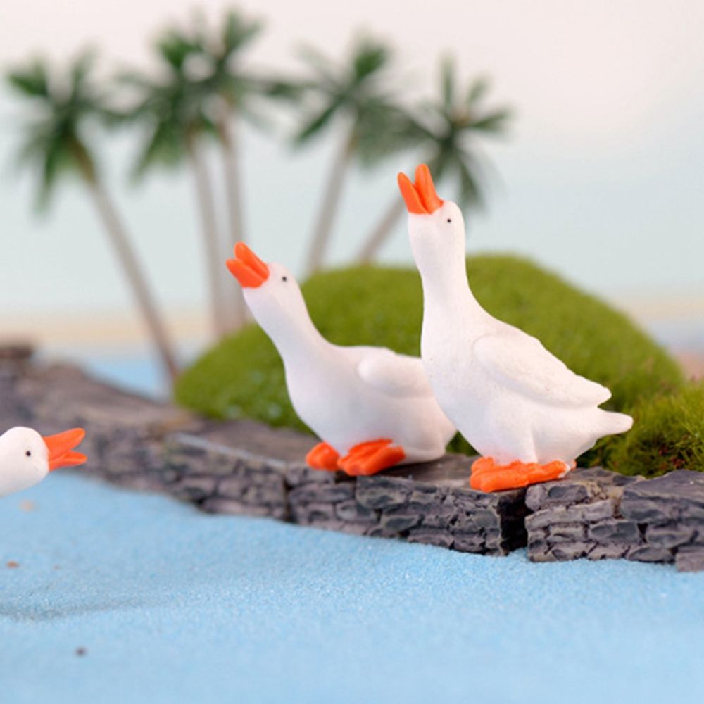 Estatueta De Ganso Em Miniatur - Bonsai Garden Ornaments avaliação e preço