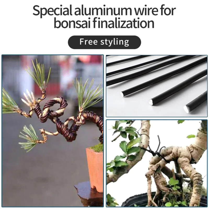 Fio de bonsai de 5m, suporte p - Bonsai Wire Aluminum avaliação e preço