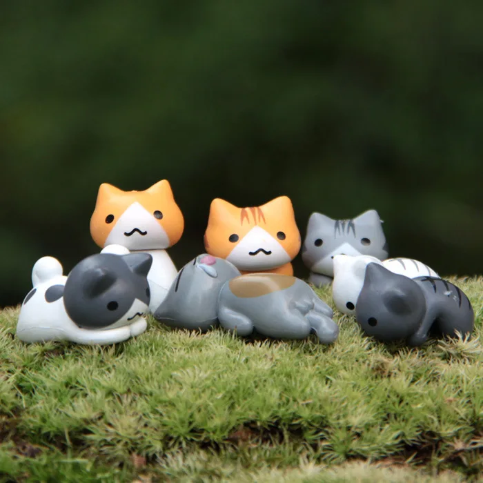 Conjunto de 6 Peças de Gatos d - Bonsai Garden Japan avaliação e preço